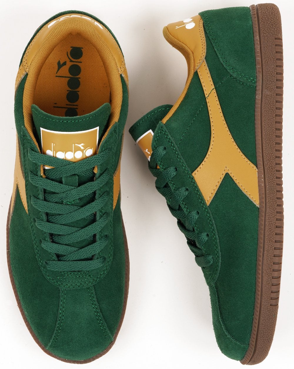 Diadora Tokyo Trainers Golden Spice/Green