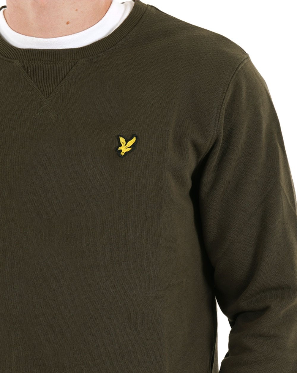 Lyle & Scott Crew Neck Sweatshirt Olive