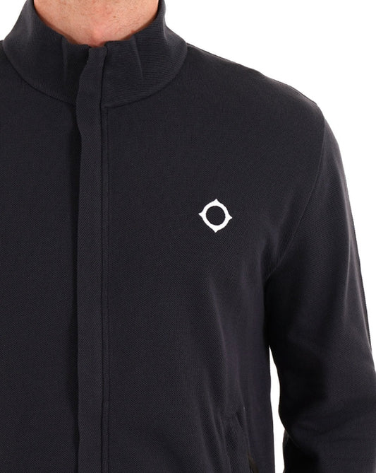 Ma.Strum MA.STRUM Pique Full Zip Top Ink Navy