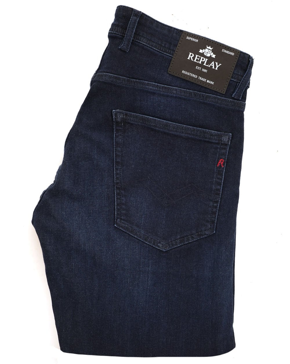 Replay Grover Straight Fit Jeans Dark Blue