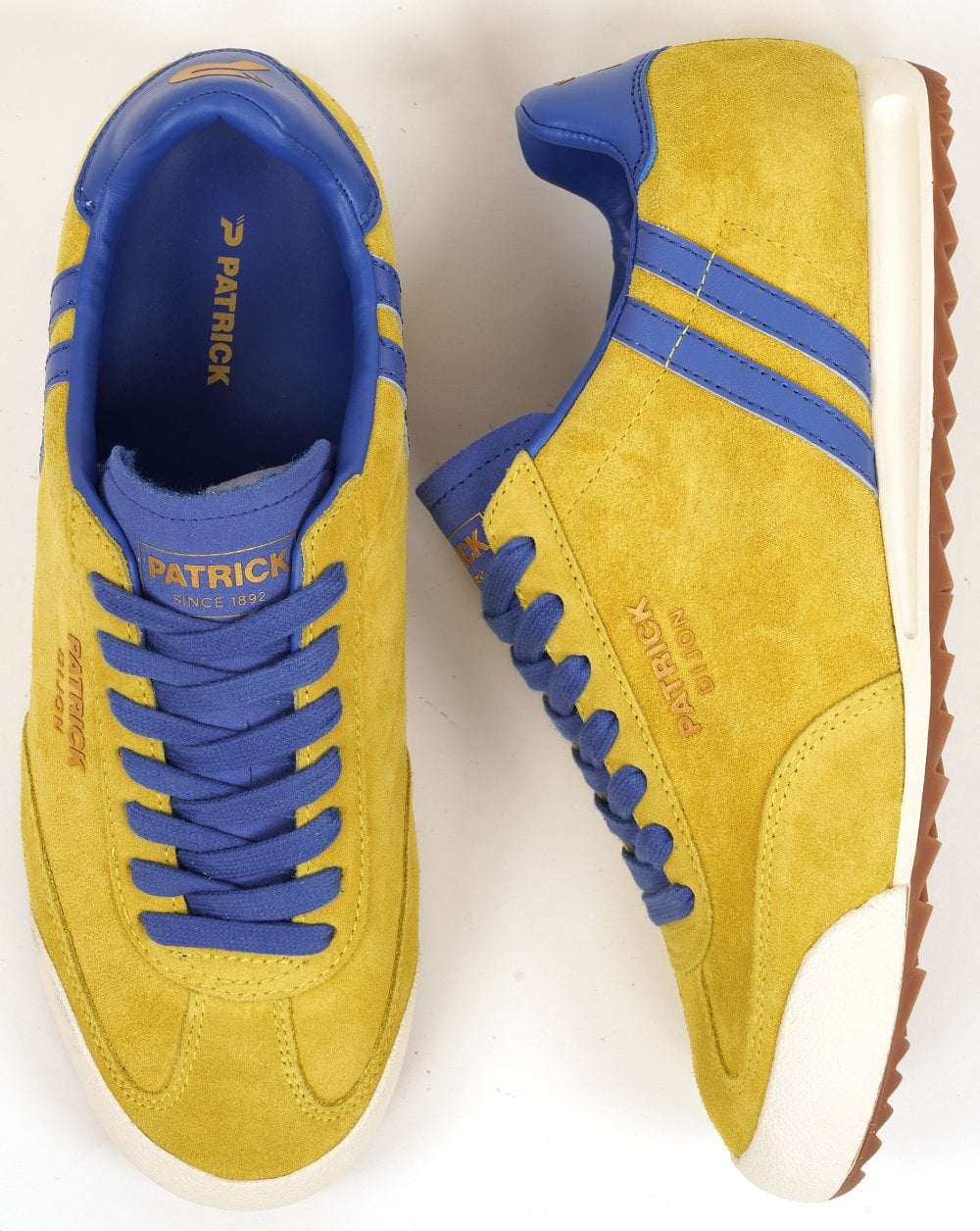 Patrick Dijon Trainers Yellow/Blue
