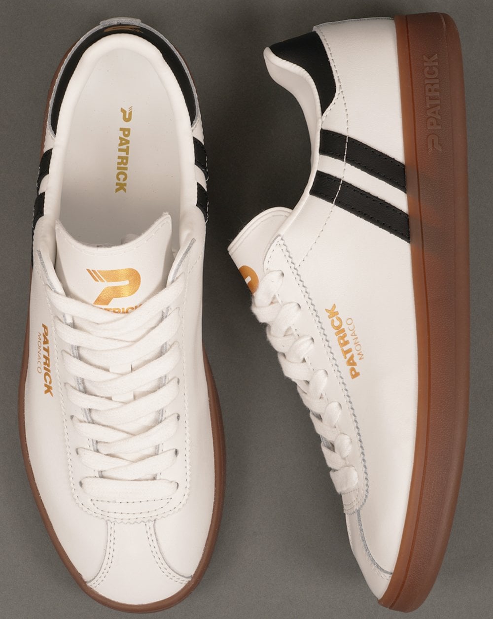 Patrick Monaco Trainers White Black