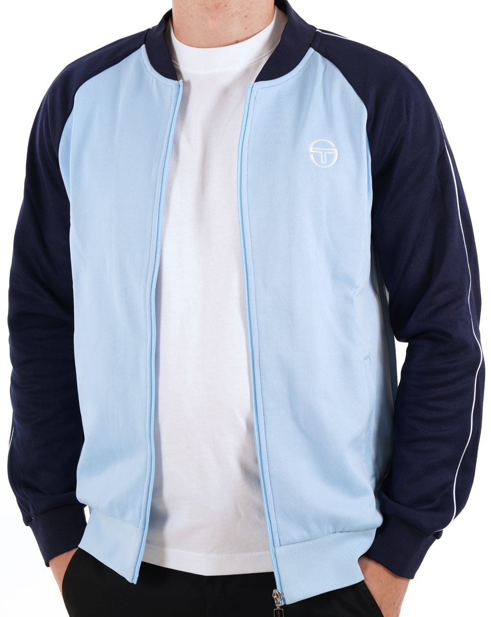Sergio Tacchini Retro Track Top Sky Navy