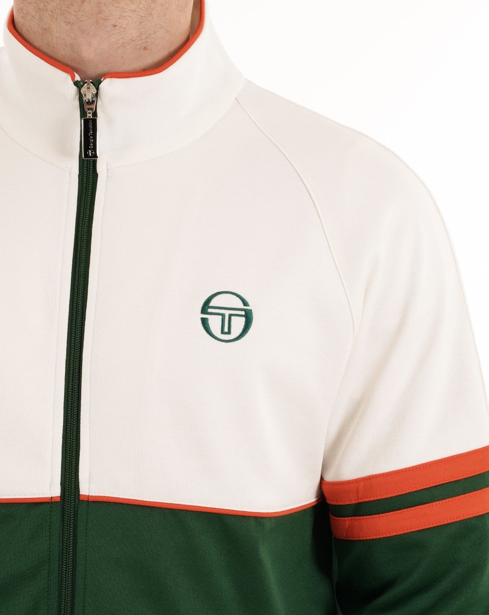 Sergio Tacchini Orion Track Top Gardenia/Green