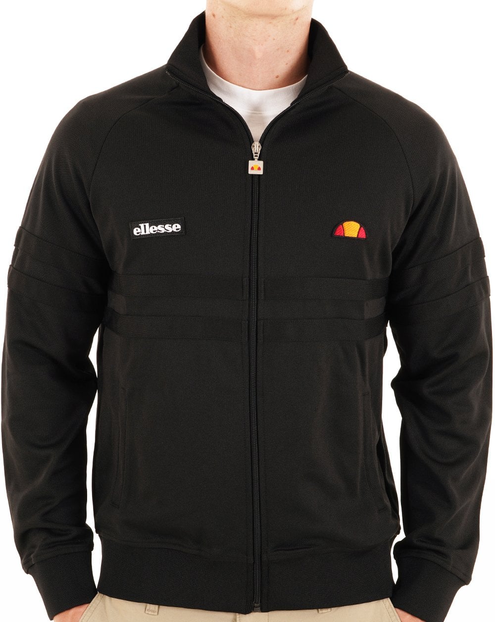 Ellesse Rimini Track Top Black Mono