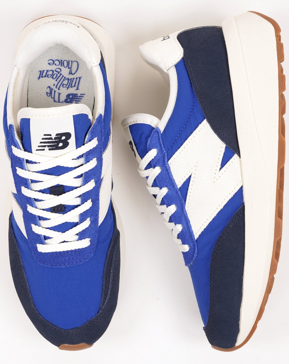 New Balance 370 Trainers Blue/Sea Salt