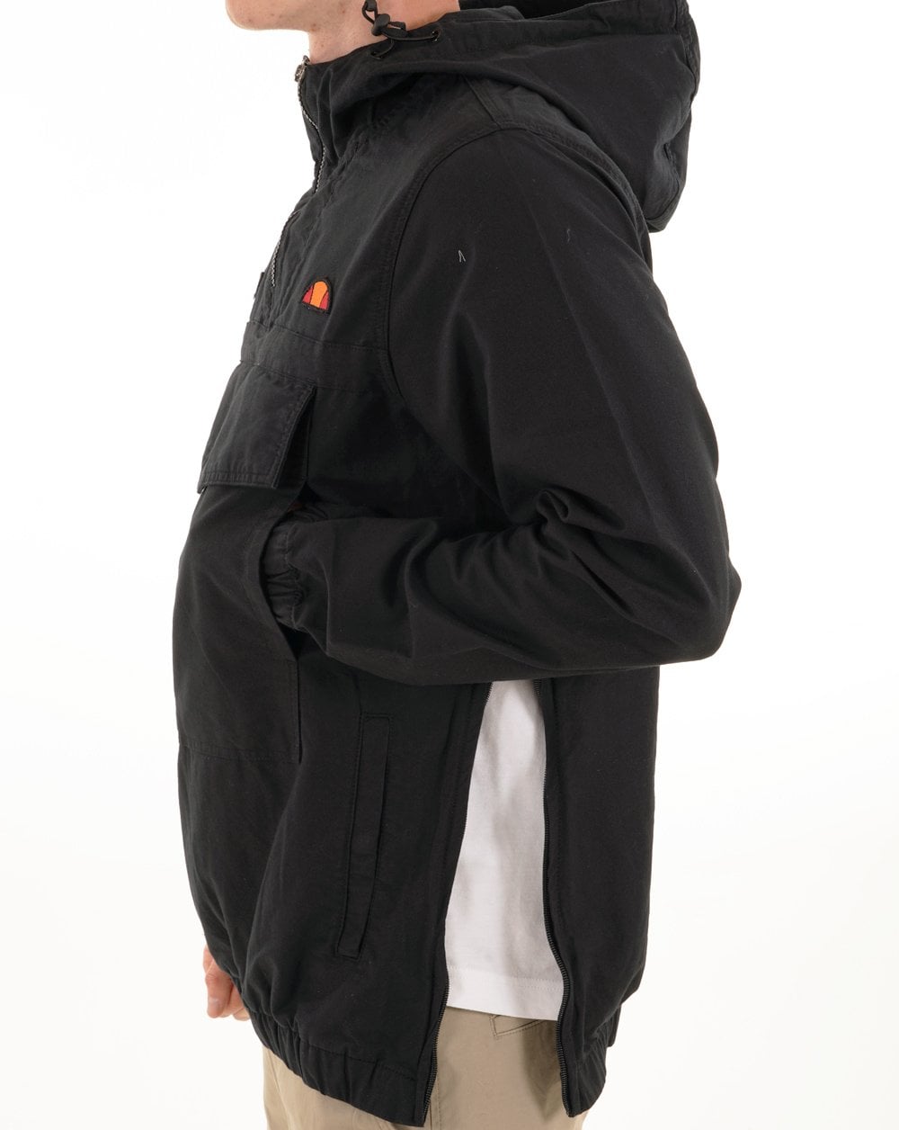 Ellesse Mont Canvas Overhead Jacket Black