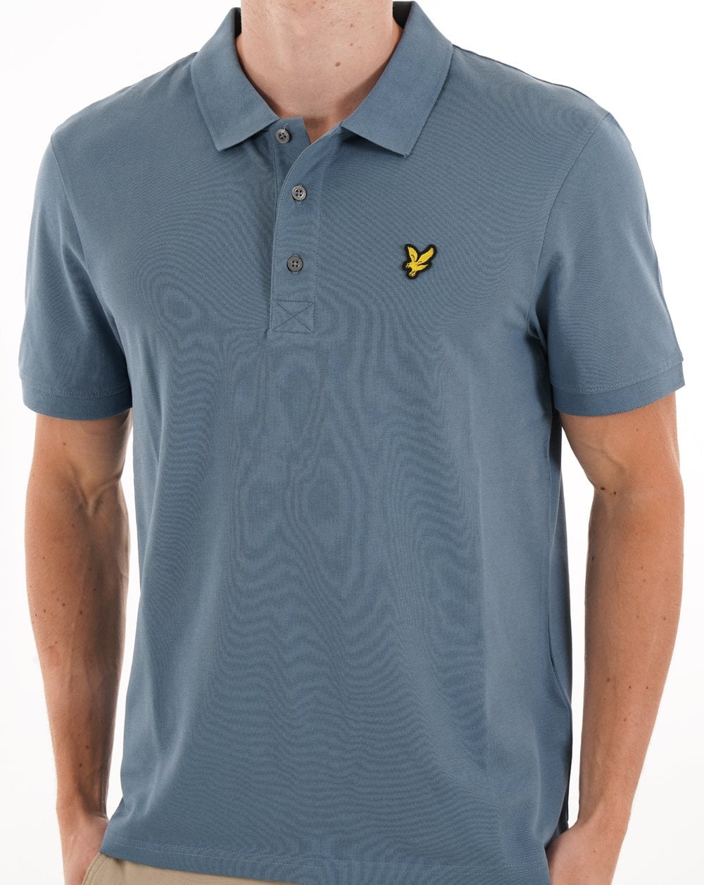 Lyle & Scott Plain Polo Shirt Ocean Sky