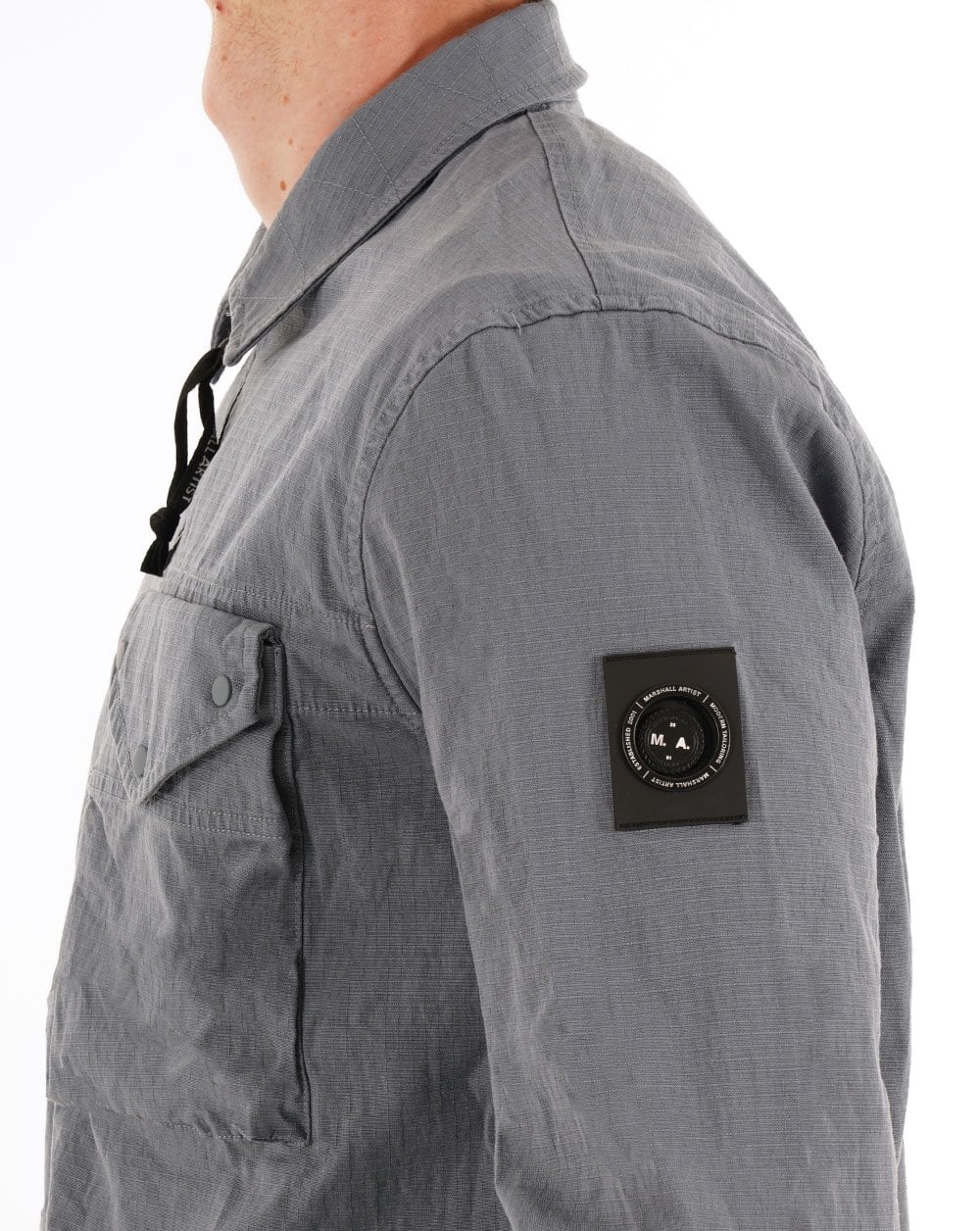 Marshall Artist Vena Overshirt Airforce Blue