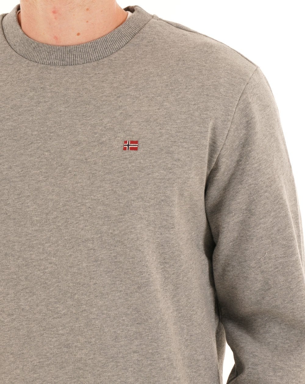 Napapijri Balis Crew Sweat Medium Grey Marl