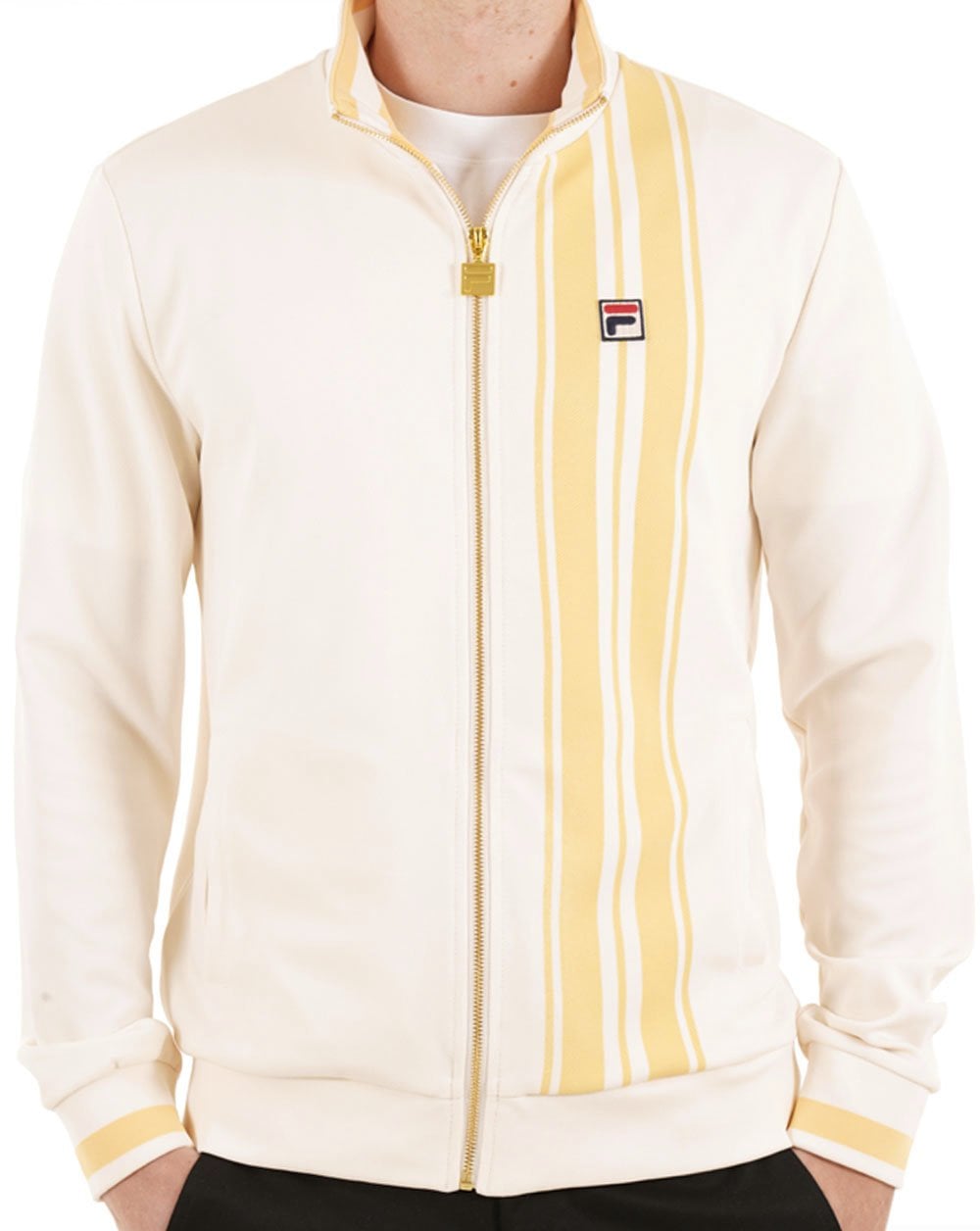 Fila Vintage Dante Track Top Gardenia Gold