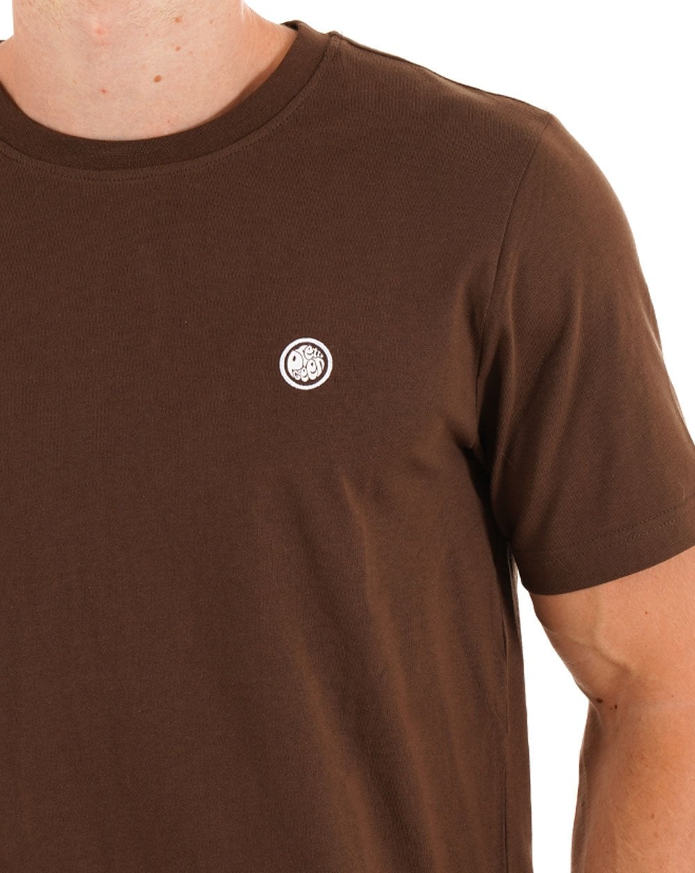 Pretty Green Mitchell T Shirt Chocolate Brown