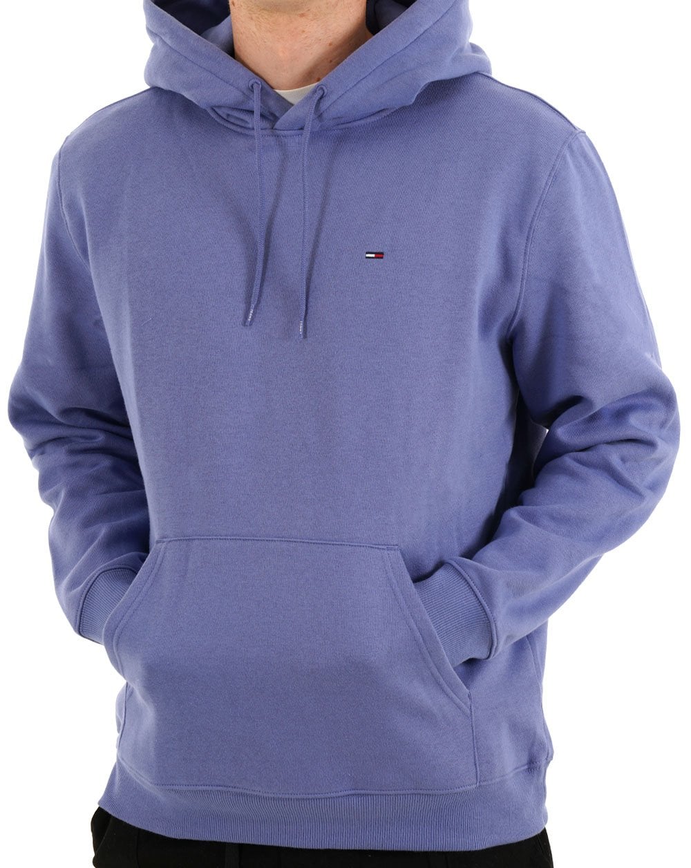 Tommy Jeans Flag Patch Hoodie Soft Sapphire