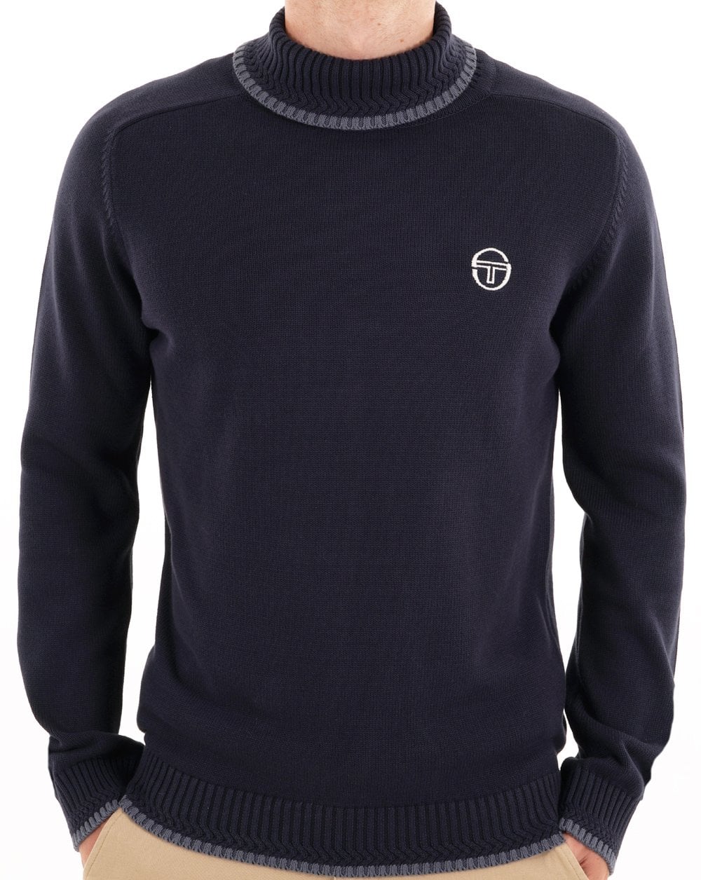 Sergio Tacchini Roll Neck Knit Navy