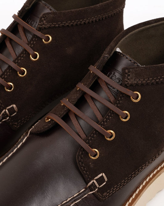 Barbour Barbour Hadston Chukka Boot Dark Brown