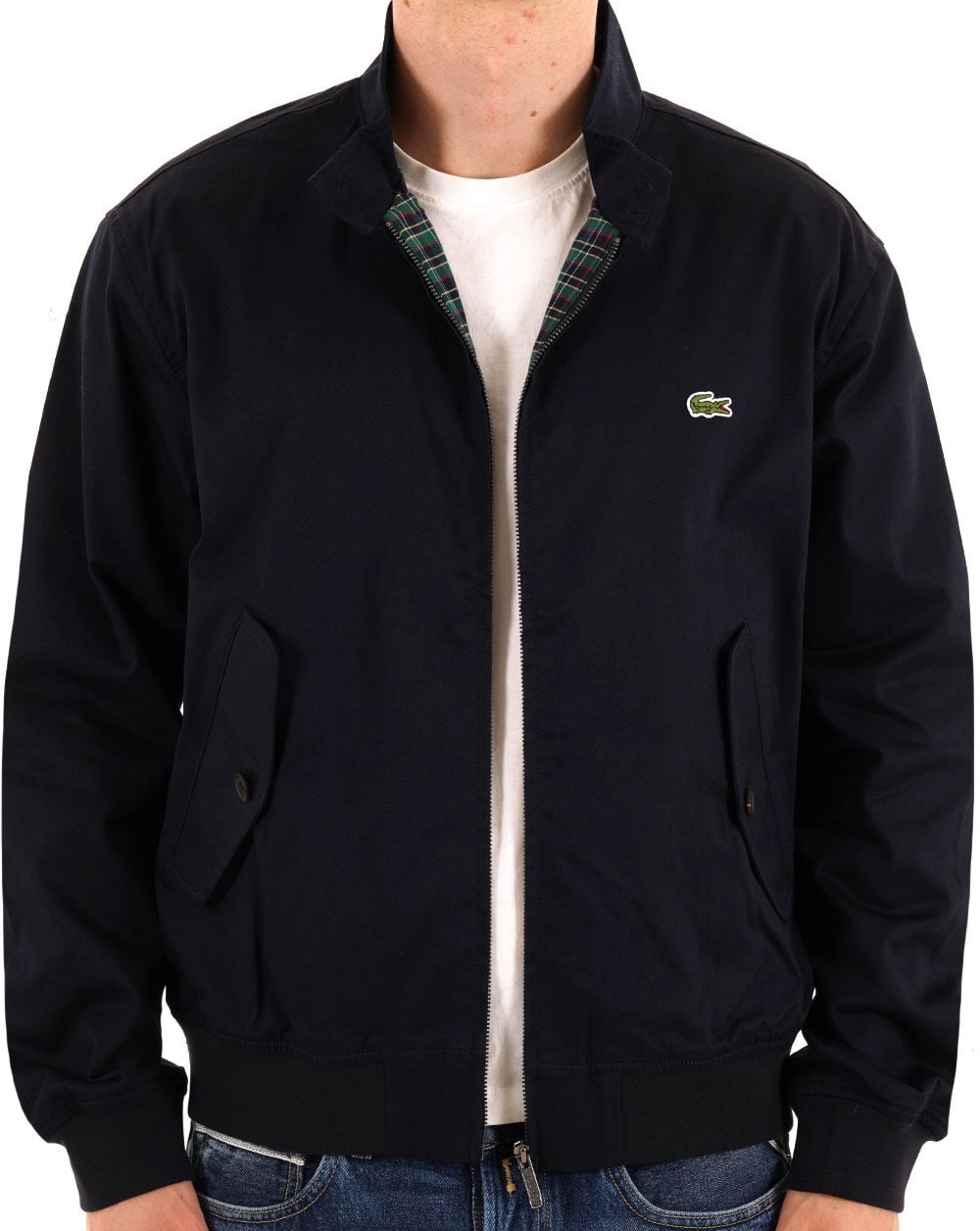 Lacoste Water Repellent Twill Harrington Navy