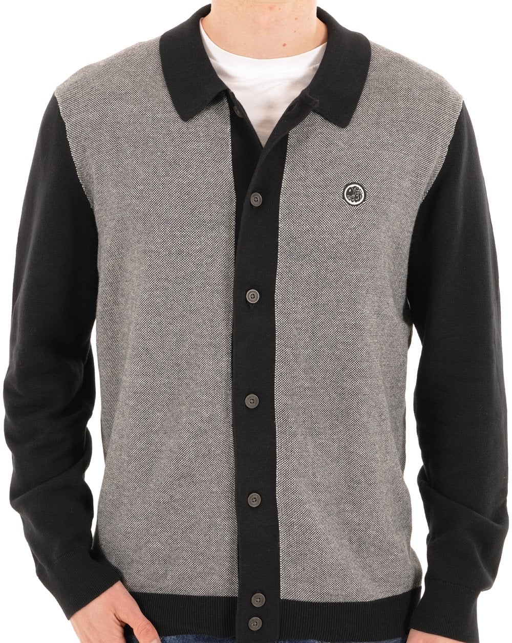 Pretty Green Roxy Knit Shirt Black