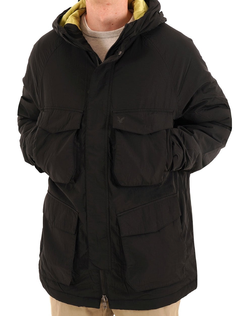 Lyle & Scott Tactical Wadded Parka Black Ice