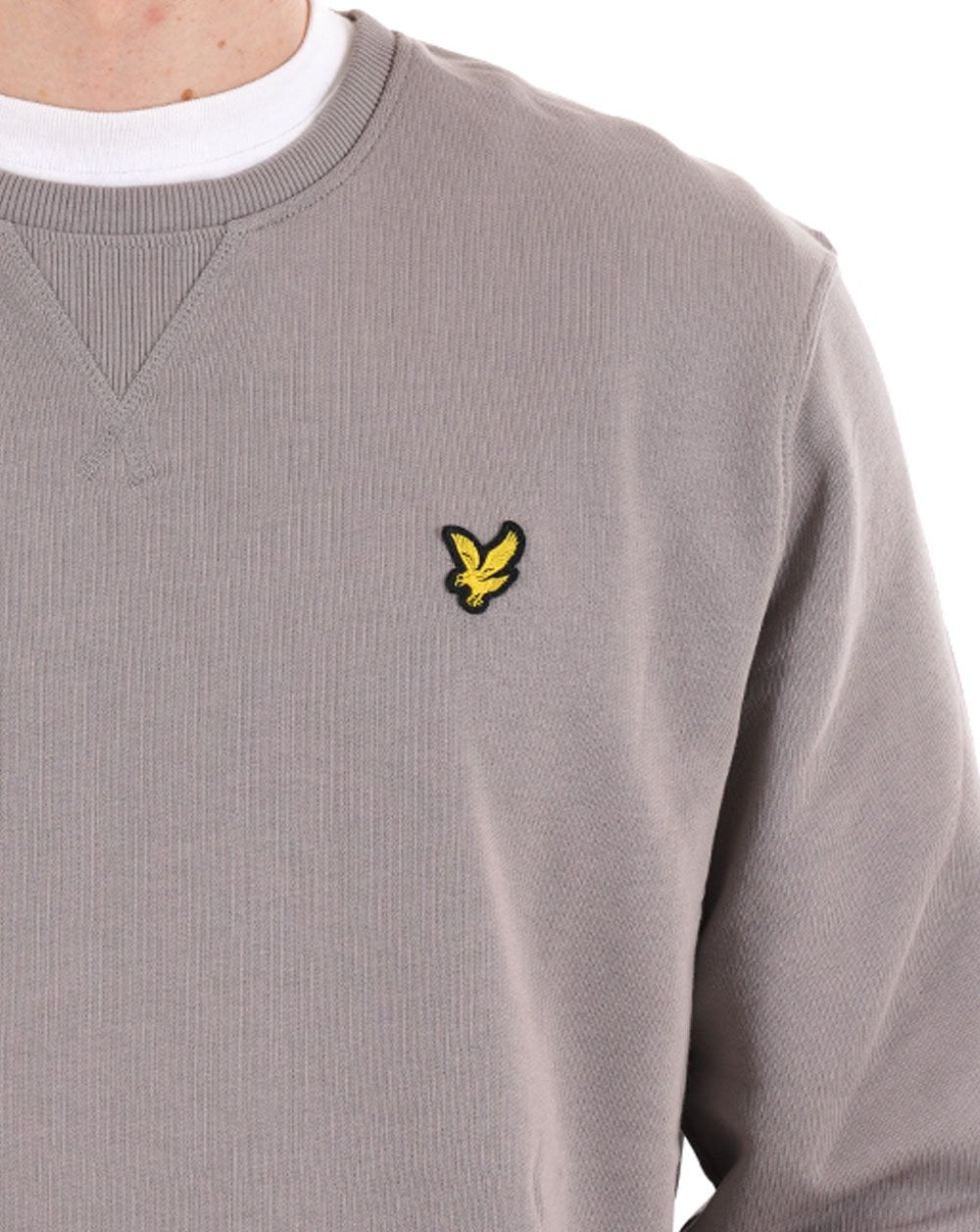 Lyle & Scott Crew Neck Sweatshirt Gull Grey