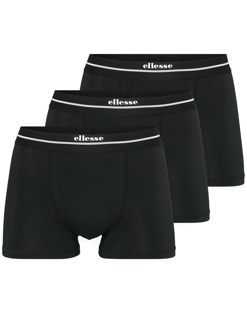 Ellesse Ambria Boxer Trunks 3 Pack Black