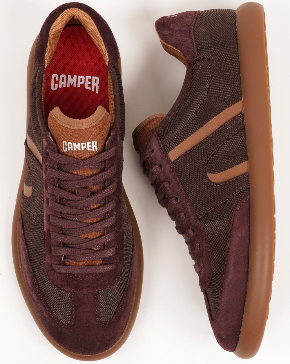 Camper Pelotas Soller Trainers Burgundy
