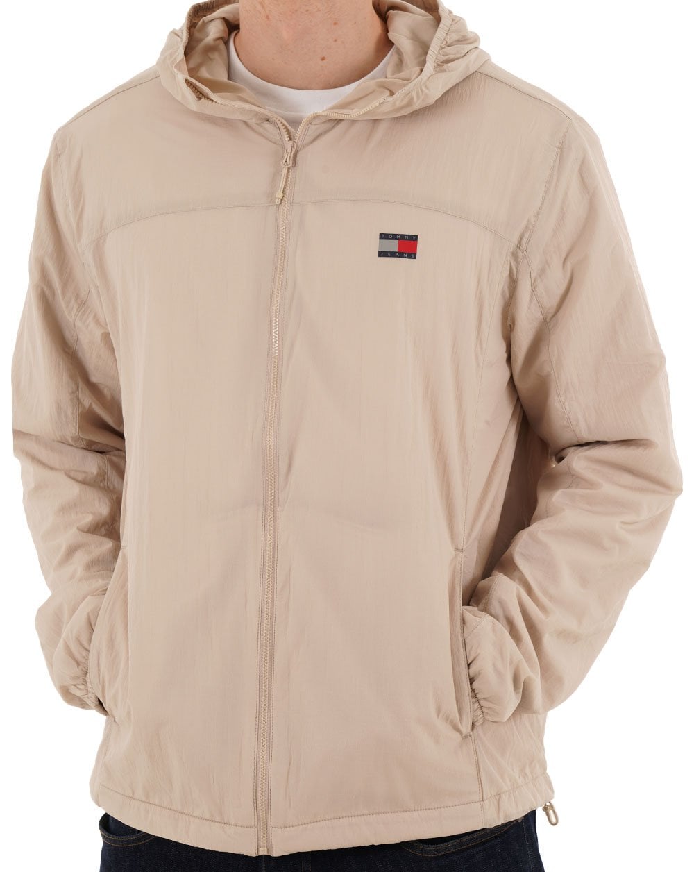 Tommy Jeans Fleece Chicago Jacket Sand