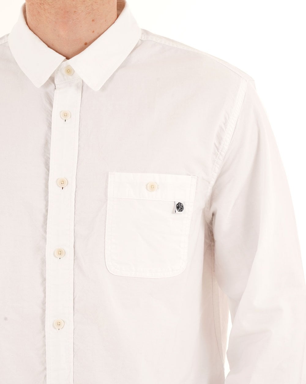 Pretty Green House Paisley Oxford Shirt White