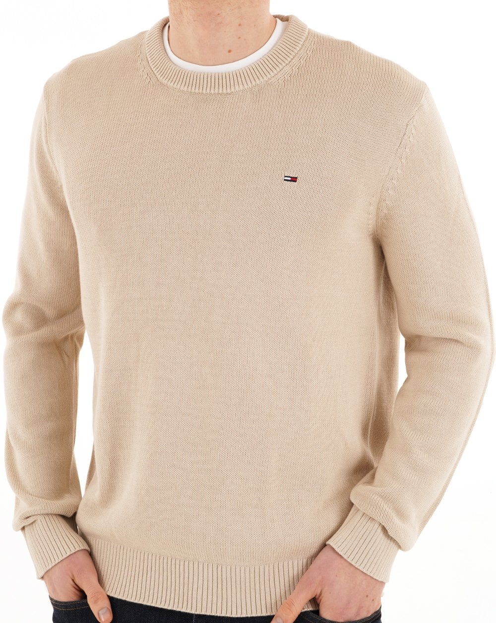 Tommy Jeans Essential Crew Jumper Sand