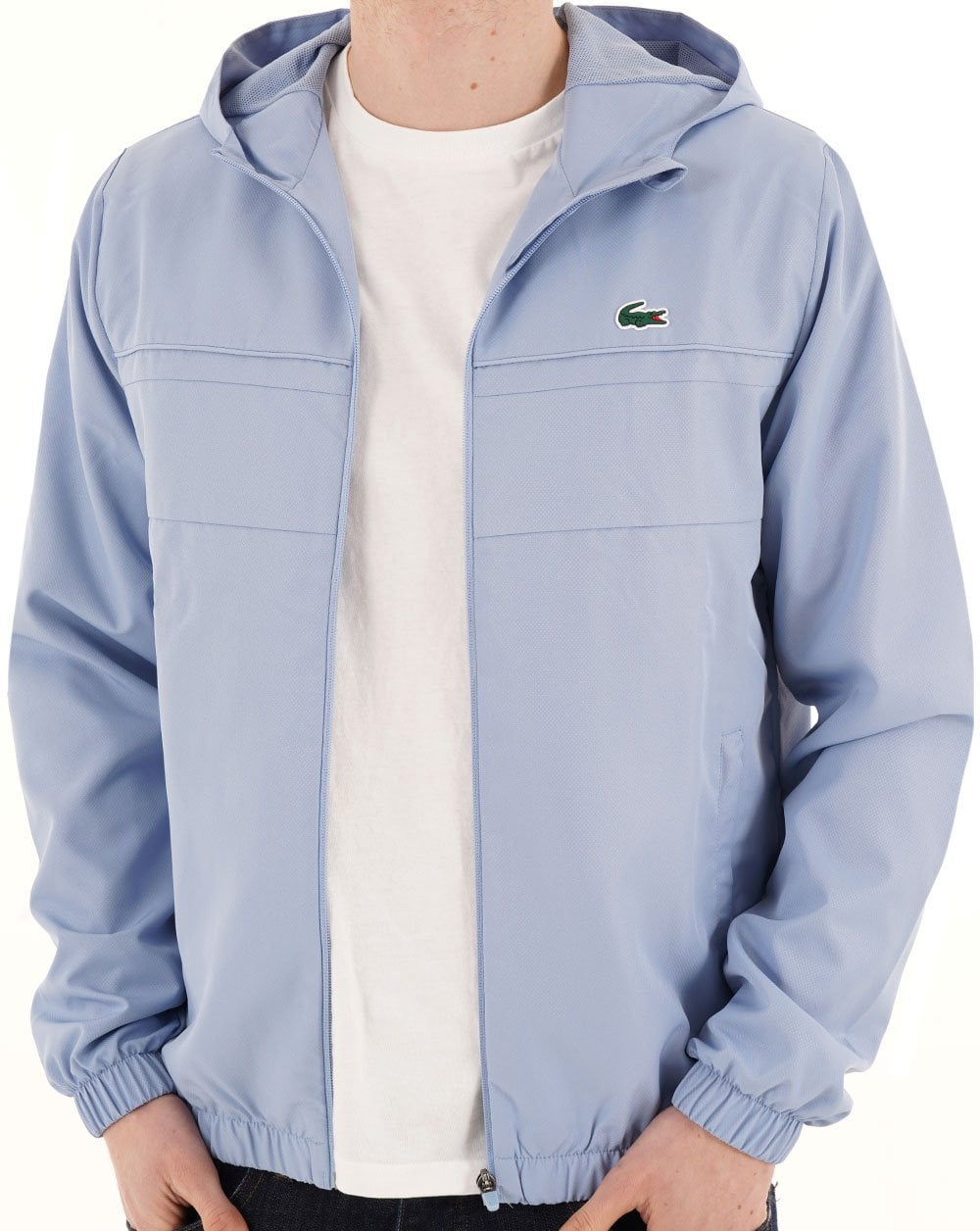Lacoste Sport Hooded Jacket Sky Blue