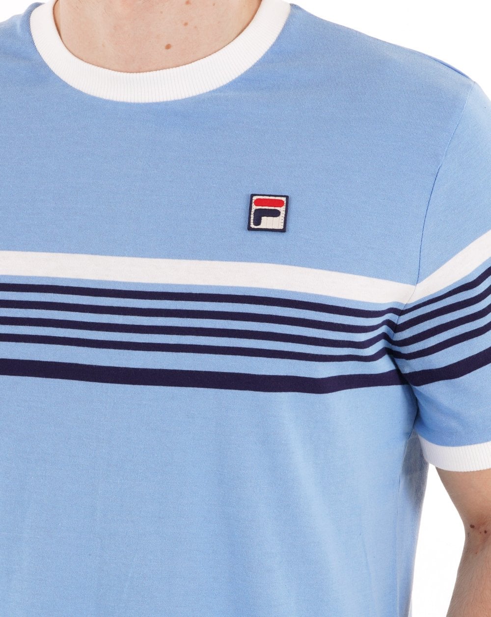 Fila Vintage James T Shirt Vista Blue