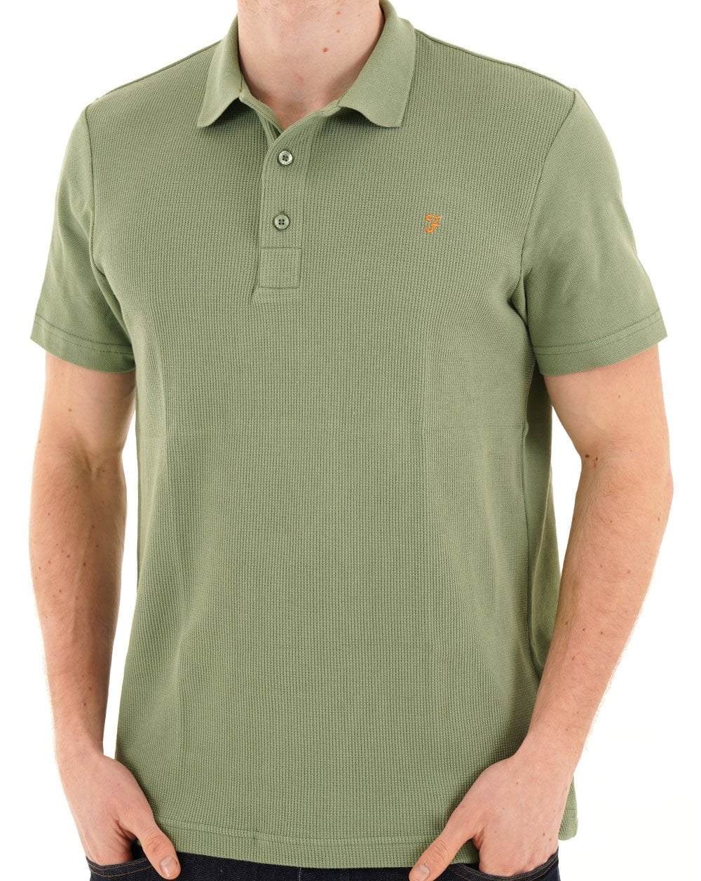 Farah Forster Polo Shirt Jade