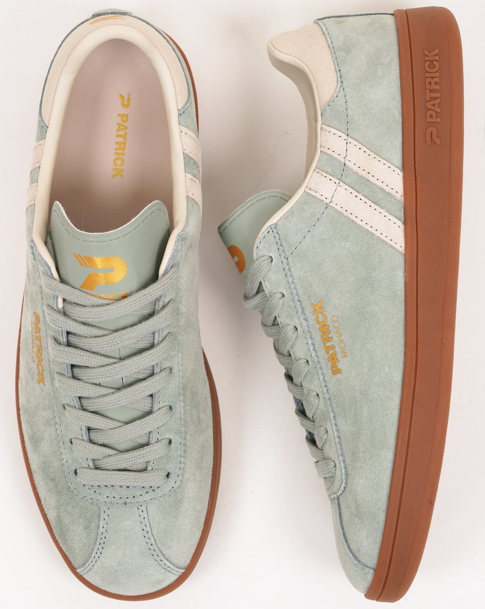 Patrick Monaco Trainers Green / Sand