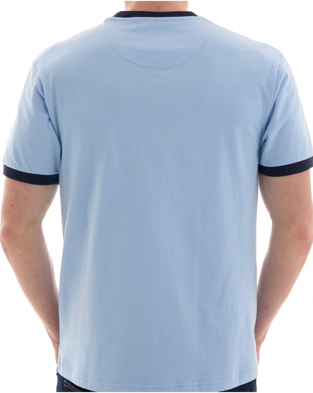 Trojan Target Ringer T-Shirt Powder Blue