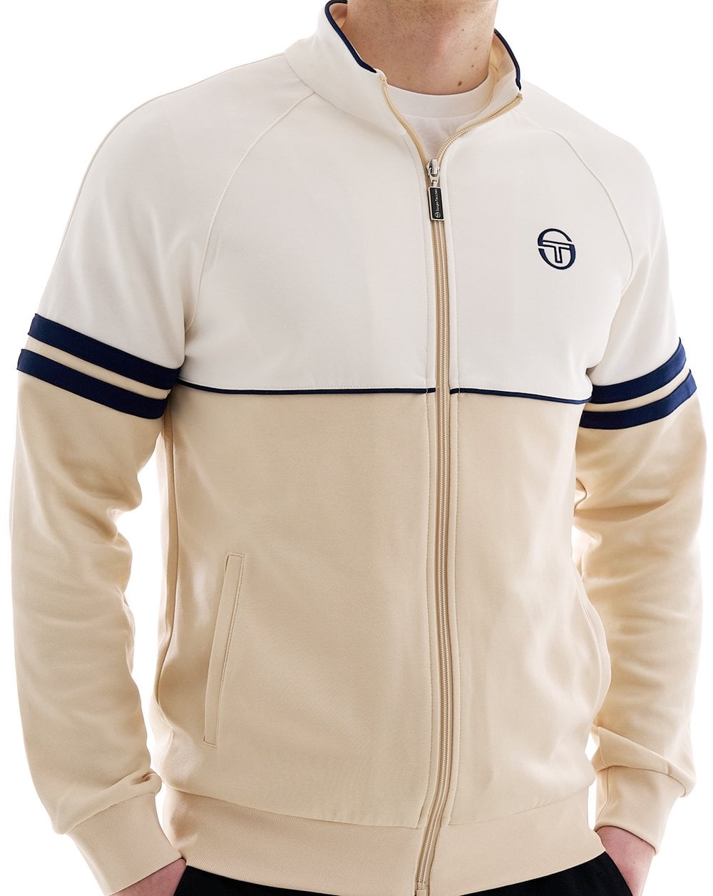 Sergio Tacchini Orion Track Top Gardenia / Sandshell