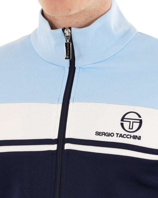 Sergio Tacchini Sergio Tacchini Masters Track Top Navy Blue/Gardenia/Sky