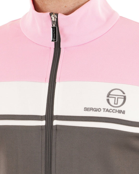 Sergio Tacchini Sergio Tacchini Masters Track Top Charcoal/Gardenia/Lilac