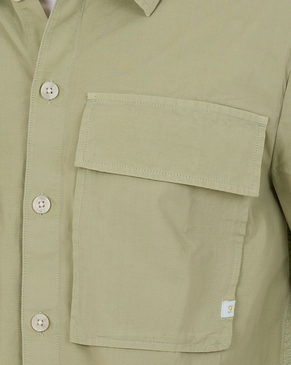 Farah Ralph Overshirt Green Shade