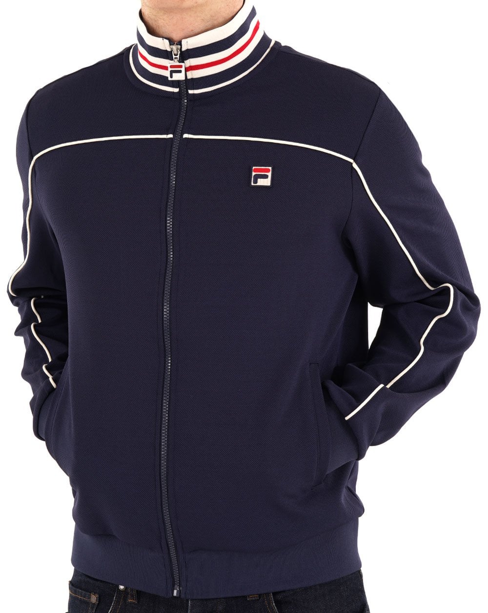 Fila Vintage Federico Track Top Navy