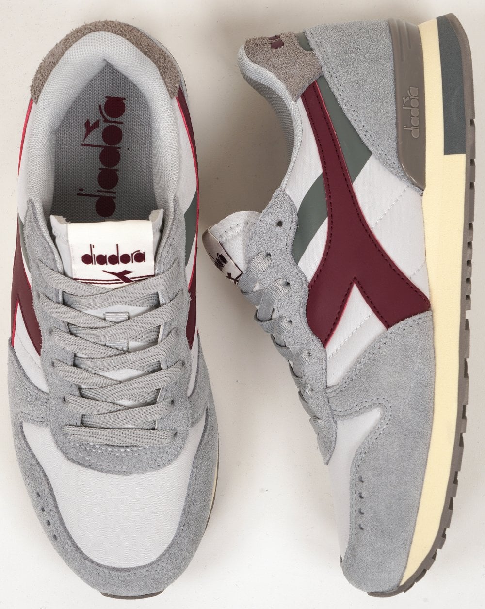 Diadora Camaro M2 Smooth Trainers Soft Grey Port