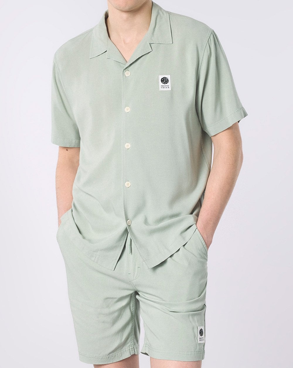 Pretty Green Islington Shorts Light Green