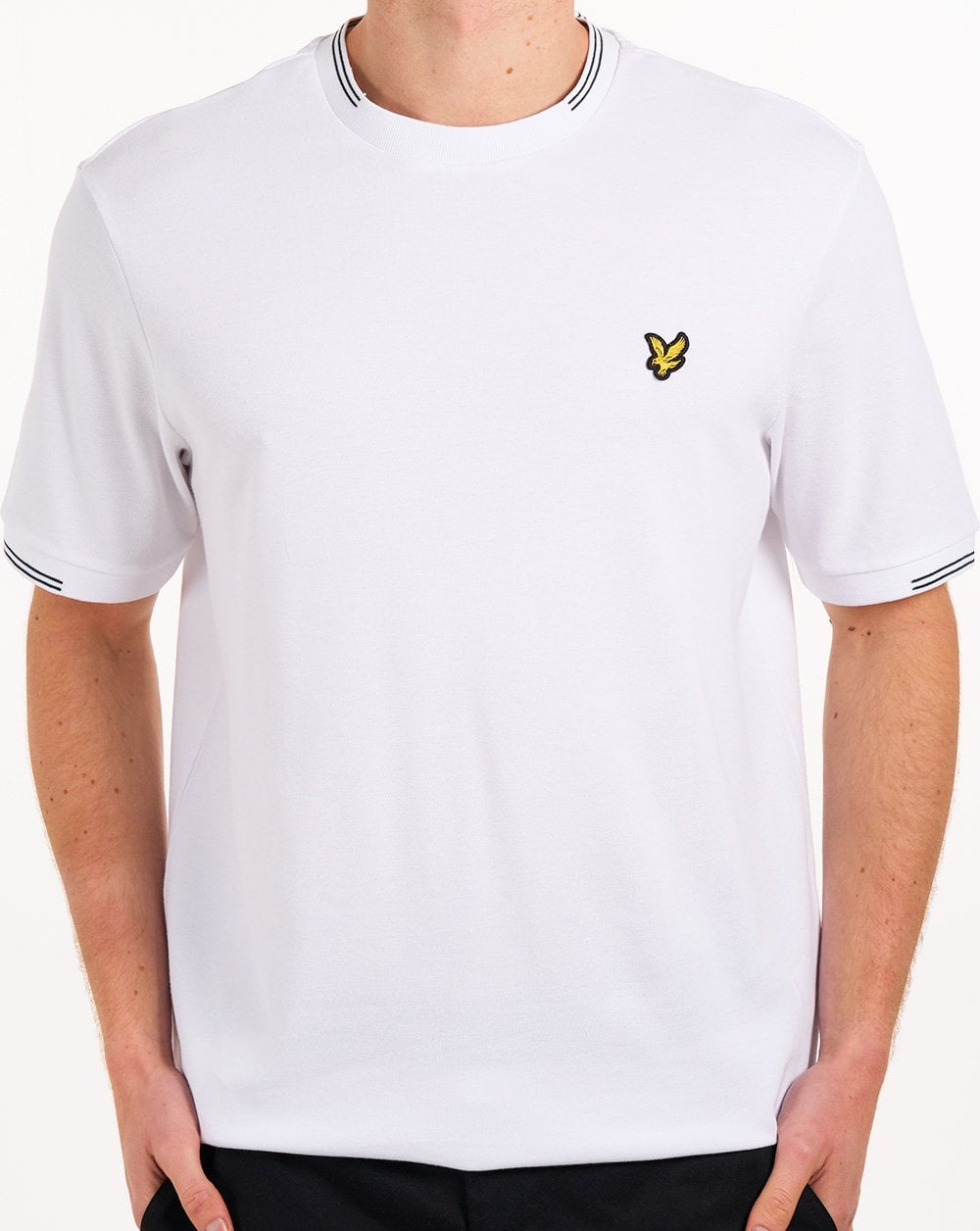 Lyle & Scott Fine Tipped T Shirt White