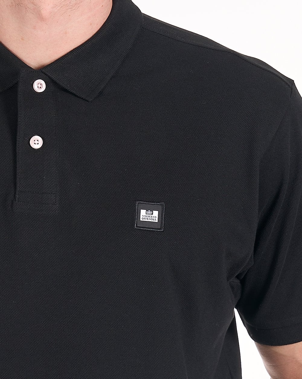 Weekend Offender Heathcote Polo Shirt Black