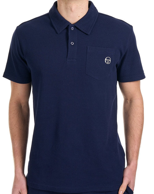 Sergio Tacchini Sergio Tacchini Pitch Pocket Polo Navy Blue