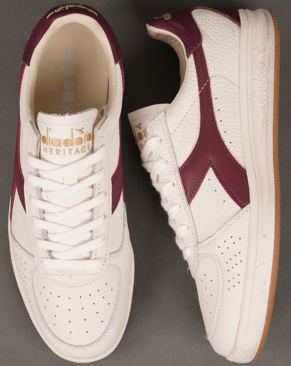 Diadora B Elite Domino Trainers White/Advent Violet