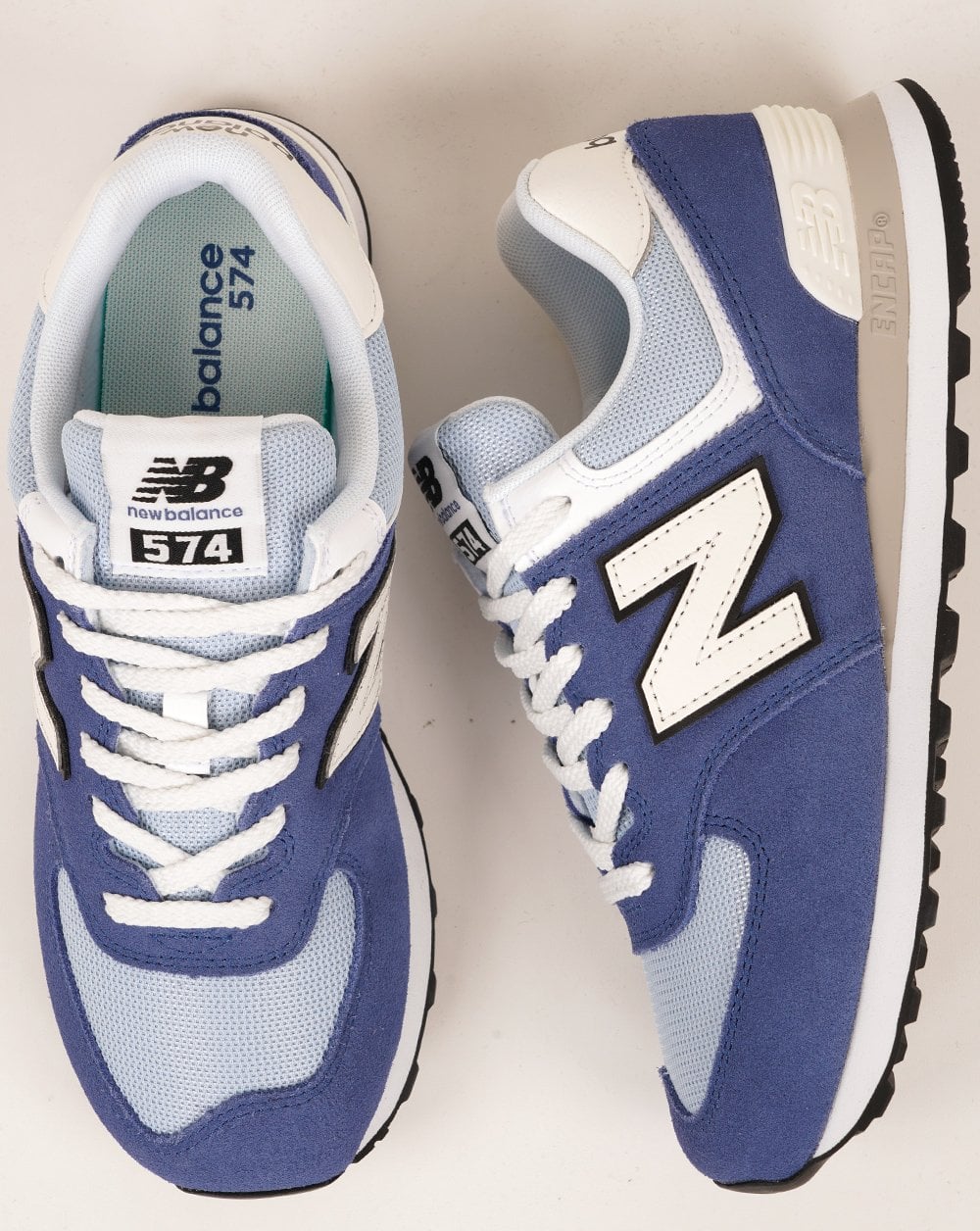 New Balance 574 Trainers Navy/Reflection