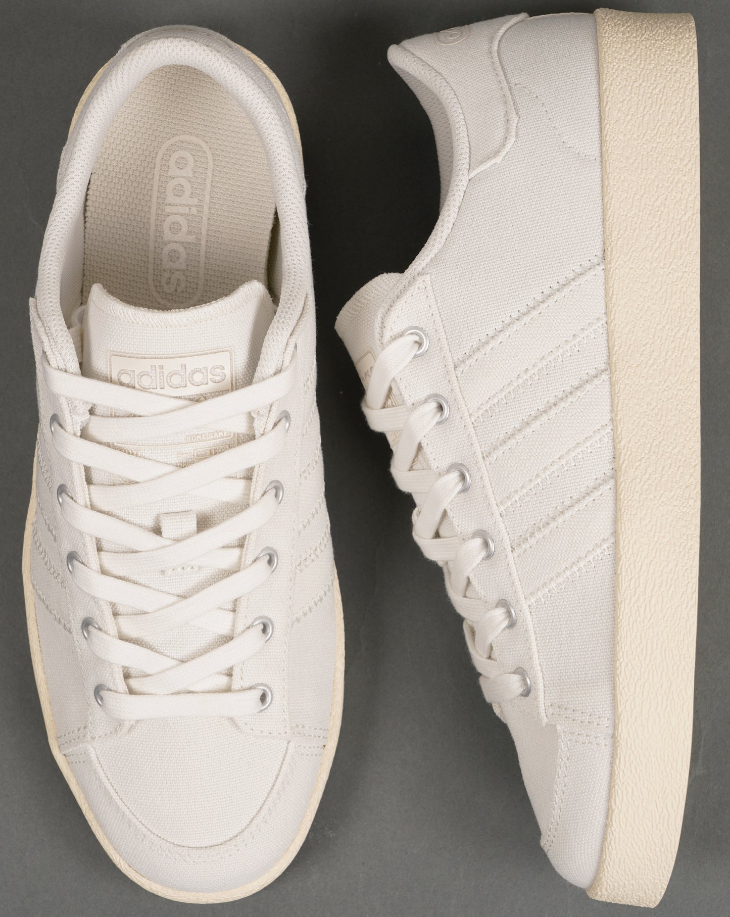 Adidas Jump Hook Trainers Off White/Warm Vanilla