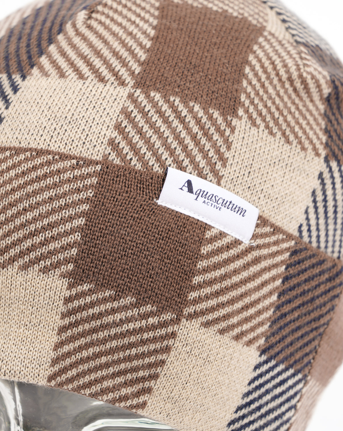 Aquascutum Macro Beanie Club Check