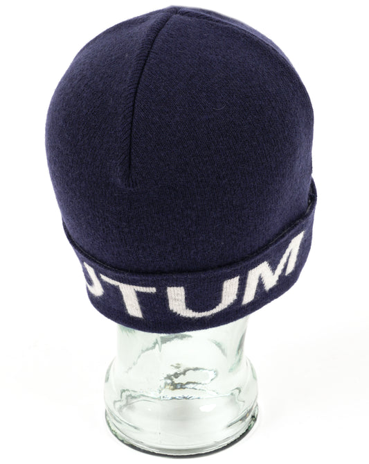 Aquascutum Aquascutum Wool Logo Beanie Navy