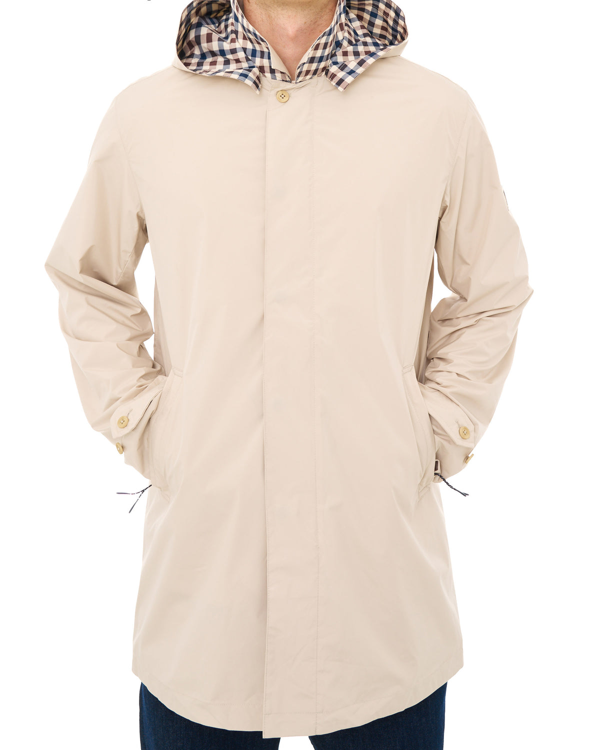 Aquascutum Packable Trench Mac Stone