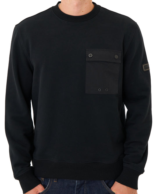 Barbour International Barbour International Inline Crew Sweat Black